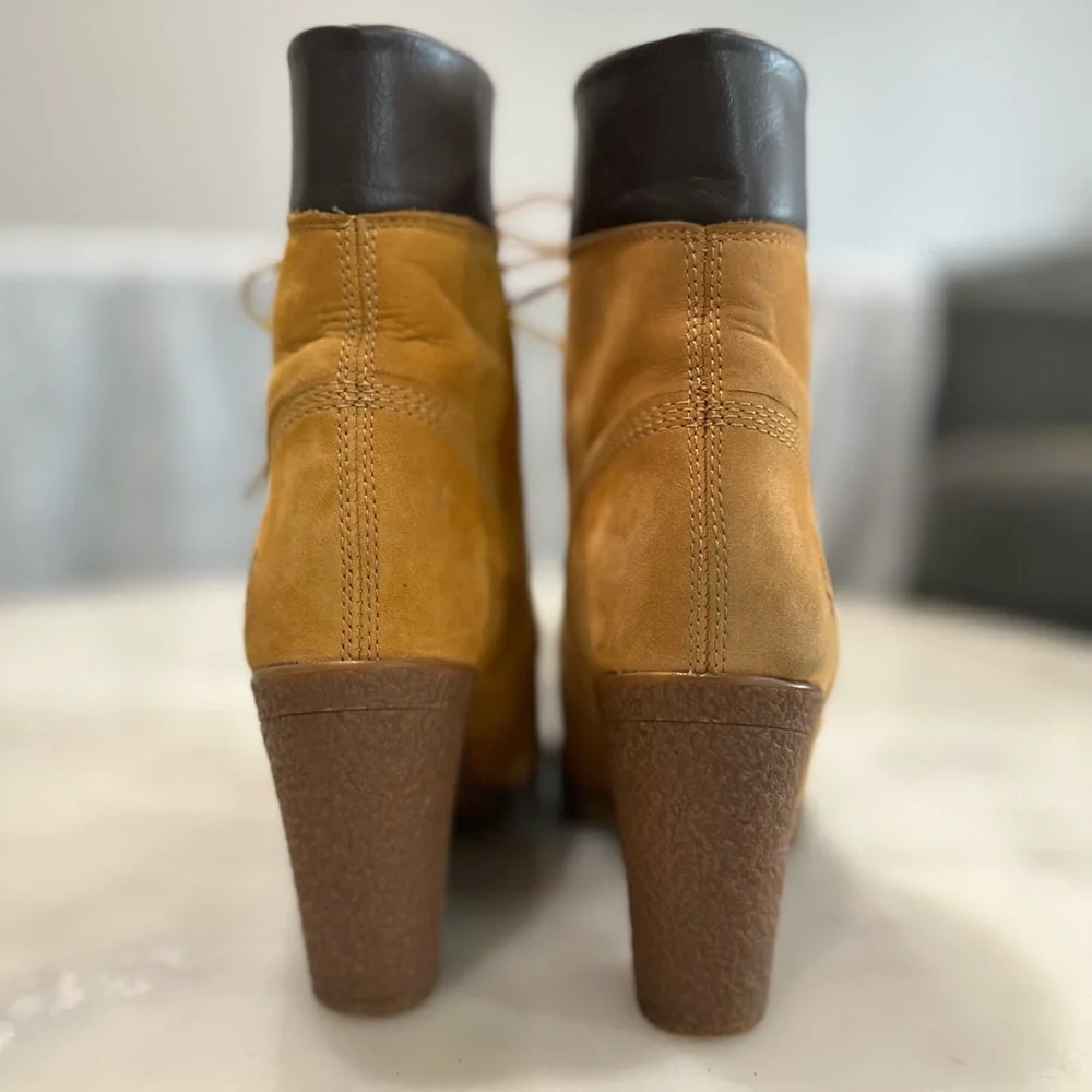 Timberland Women's Tillston 6 inch double collar Heeled Boots - Picture 5 of 10